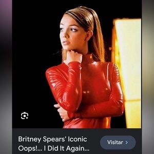 BRITNEY Spears Custume
Red Vinyl Latex